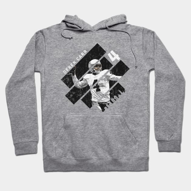 Derek Carr Las Vegas Stripes Hoodie by MASTER_SHAOLIN